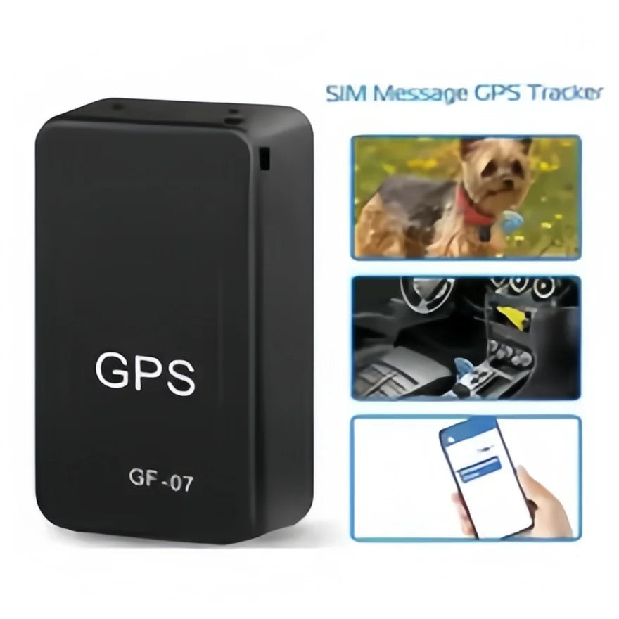Mini GF07 GPS Tracker | Real-Time Tracking | Anti-Theft Alarm | Strong Magnetic Mount | SIM Message Positioner
