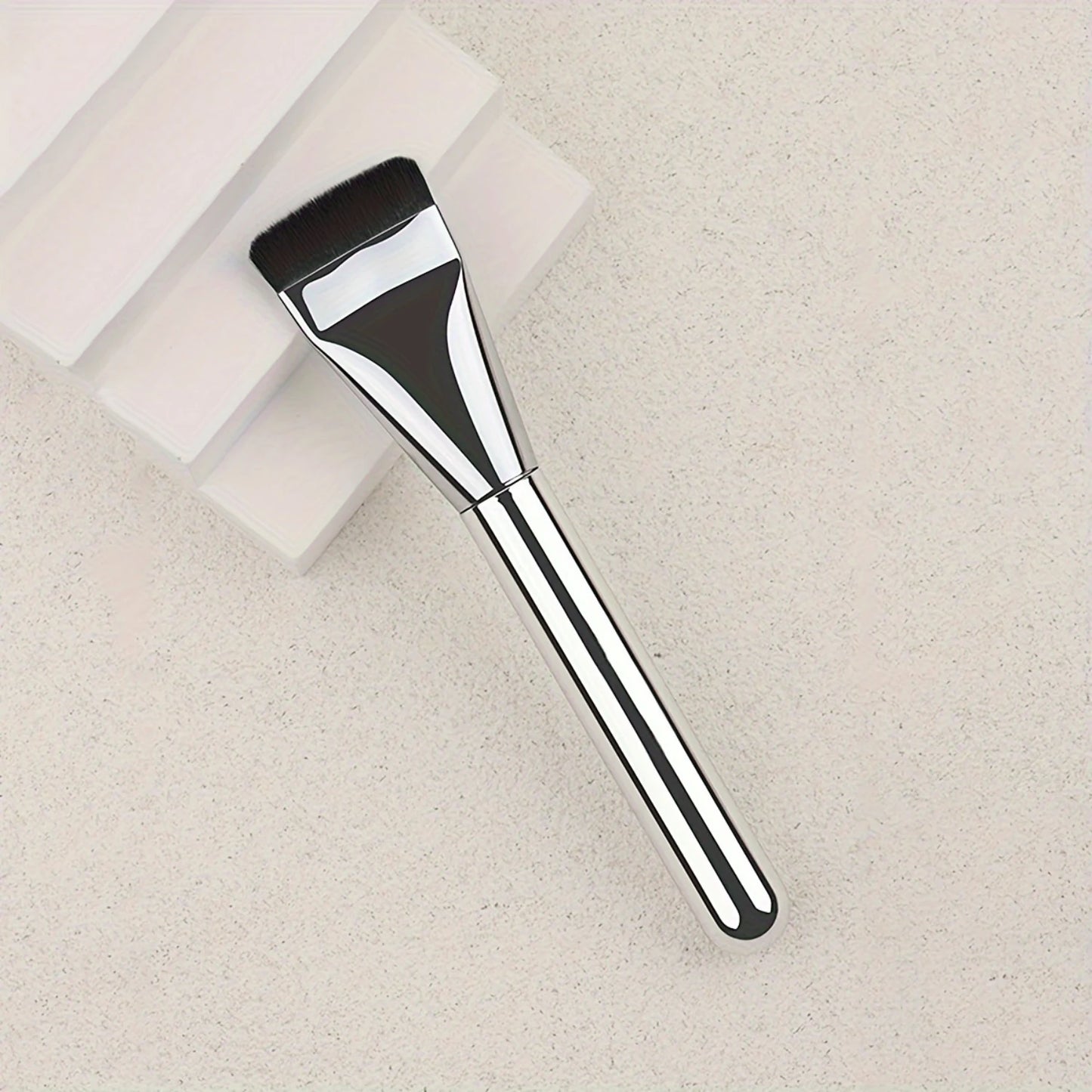 Multi-Use Foundation Brush - Nylon Bristle, Flawless Skin, Ergonomic Handle, Travel Friendly