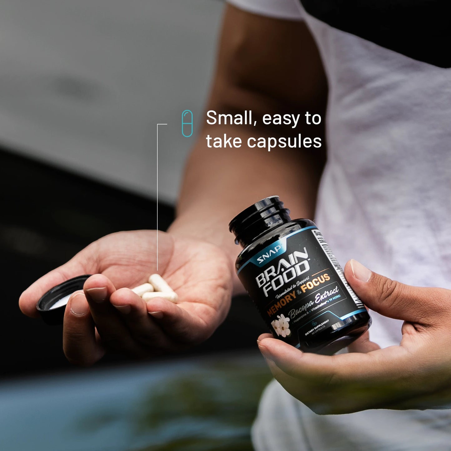 Vitamin B-6, Vitamin B.12 Supplement for Brain Health, Memory & Concentration Support, Brain Supplement, 60 Capsules