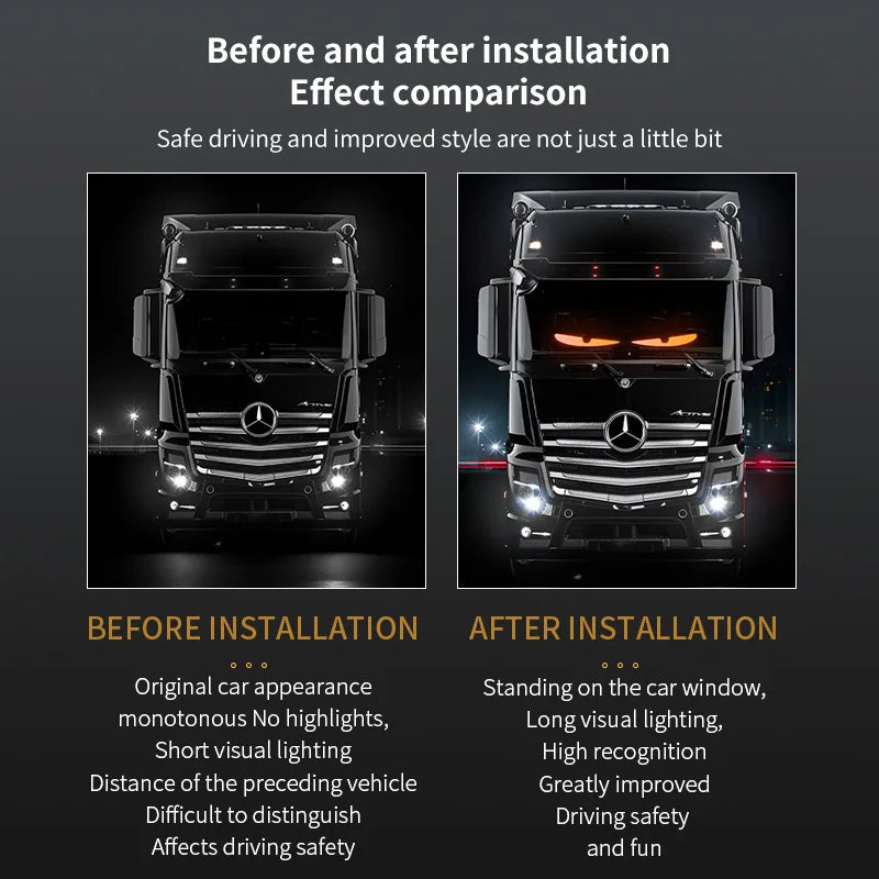 Car Truck Sign Board Devil's Eye Scrolling Animation LED Matrix Pixel Panel Remote Control LED Display Light Windshield Decor