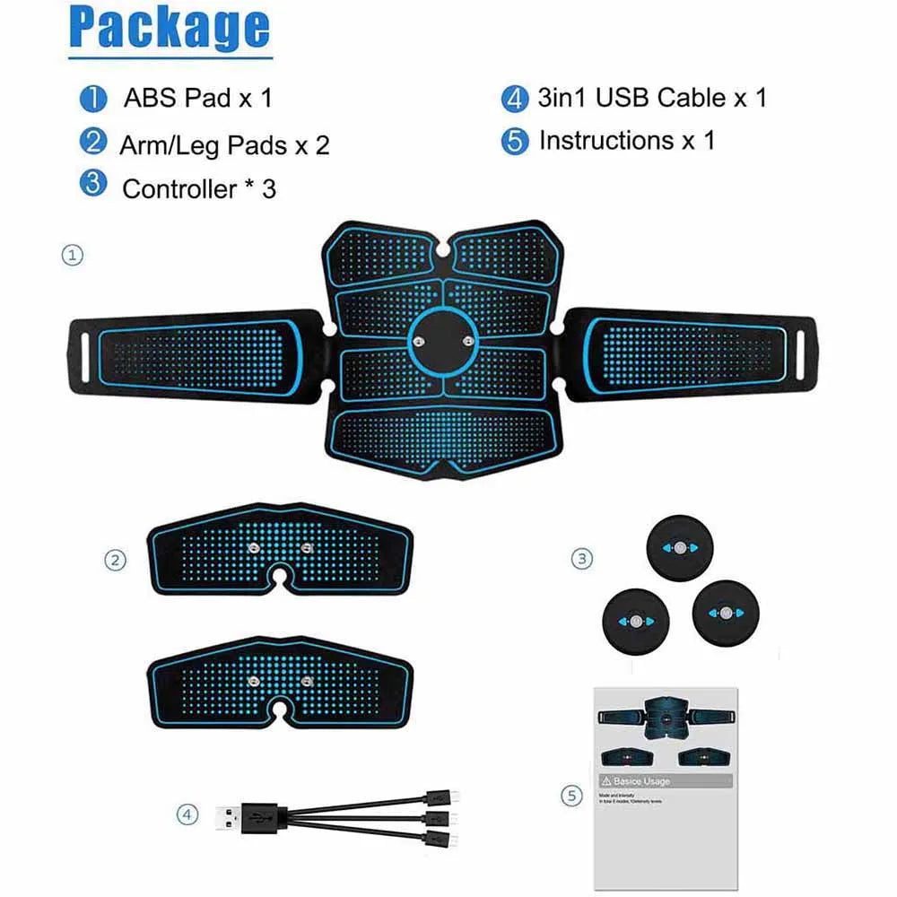 EMS Electrical Muscle Stimulator Press Machine Abdominal Belt Electrostimulation Fitness Slimming Abs Trainer Fitness Equipment