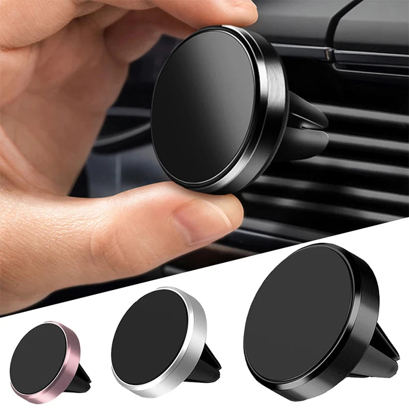 Magnetic Car Phone Holder Car Mount Air Vent Clip Mobile Stand Cellphone GPS Bracket Support in Car For iPhone Xiaomi Mi Samsung