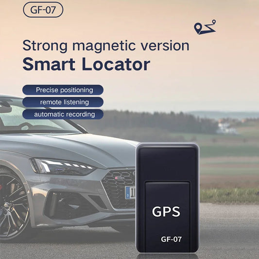 Mini GF07 GPS Tracker | Real-Time Tracking | Anti-Theft Alarm | Strong Magnetic Mount | SIM Message Positioner