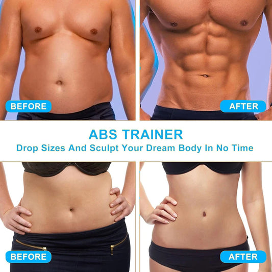 Smart EMS Wireless Muscle Stimulator Fitness Trainer Abdominal Training Electric Weight Loss Stickers Body Slimming Equipment