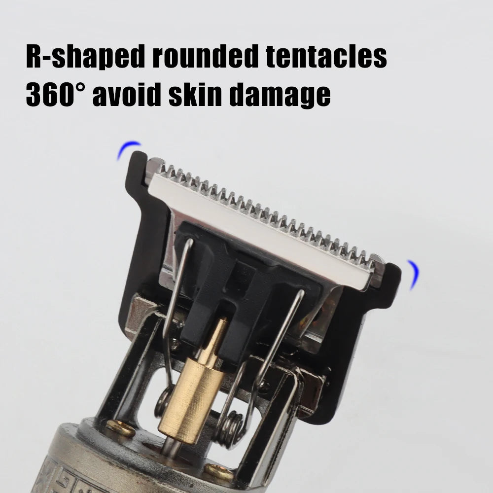 2025 T9 HairClipper Beard Shaving Body Hair Trimmer Clippers Electric Machine Men Haircut Machine 0mm Barber ShaverDragon Carved