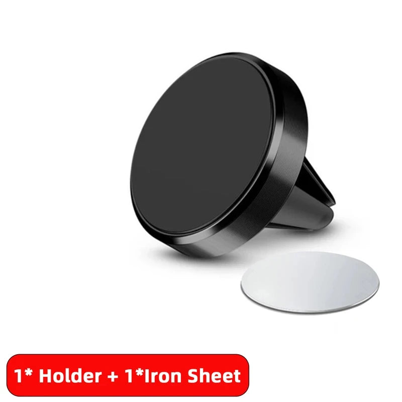 Magnetic Car Phone Holder Car Mount Air Vent Clip Mobile Stand Cellphone GPS Bracket Support in Car For iPhone Xiaomi Mi Samsung