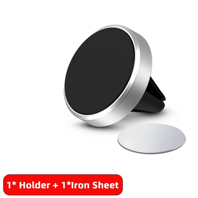 Magnetic Car Phone Holder Car Mount Air Vent Clip Mobile Stand Cellphone GPS Bracket Support in Car For iPhone Xiaomi Mi Samsung