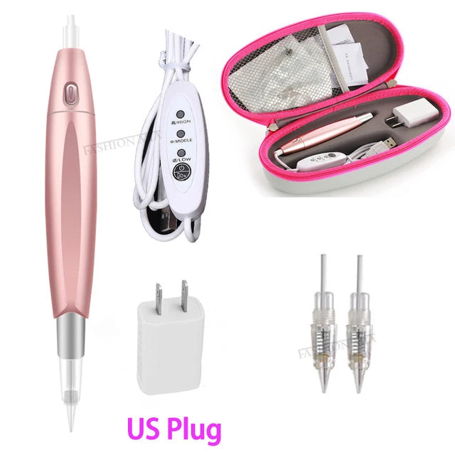Charme Princess Tattoo Machine Makeup Microblading Digital Pen for Eyebrow Lip Eyeliner Permanent Makeup Tattoo Machine Kit