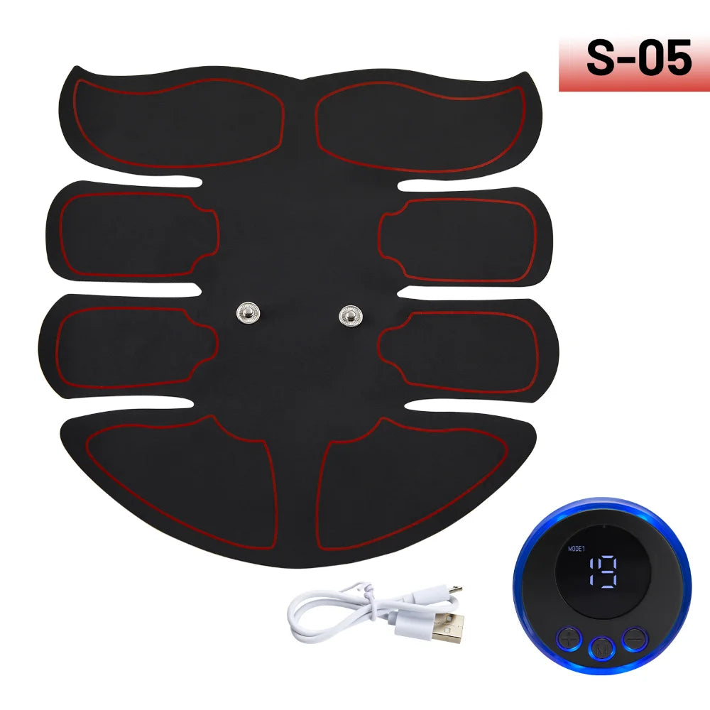 Chargeable Sport Muscle Stimulator Fitness Equipment EMS ABS Abdominal Trainer Weight Loss Body Slimming Anti Cellulite Hip Lift